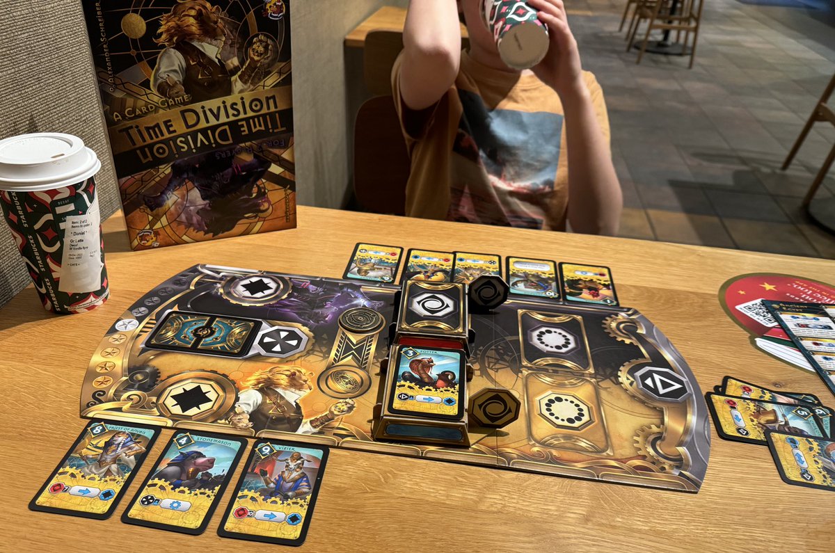 Peyton absolutely destroyed me in #TimeDivision. I love the number of dedicated 2 player games coming out. This one is very cutthroat but I’m so proud of how he (11) strategized and made decisions to absolutely dominate both games. #datenightgamenight #boardgames #tabletop