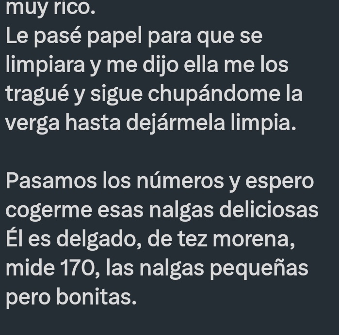TuRelatoHot's tweet photo. #RelatoDeUnSeguidor
#TuRelatoHot
#RelatosEroticos
#Relatosgay
Relato de @Black28_R https://t.co/QMrZLRd3Ss