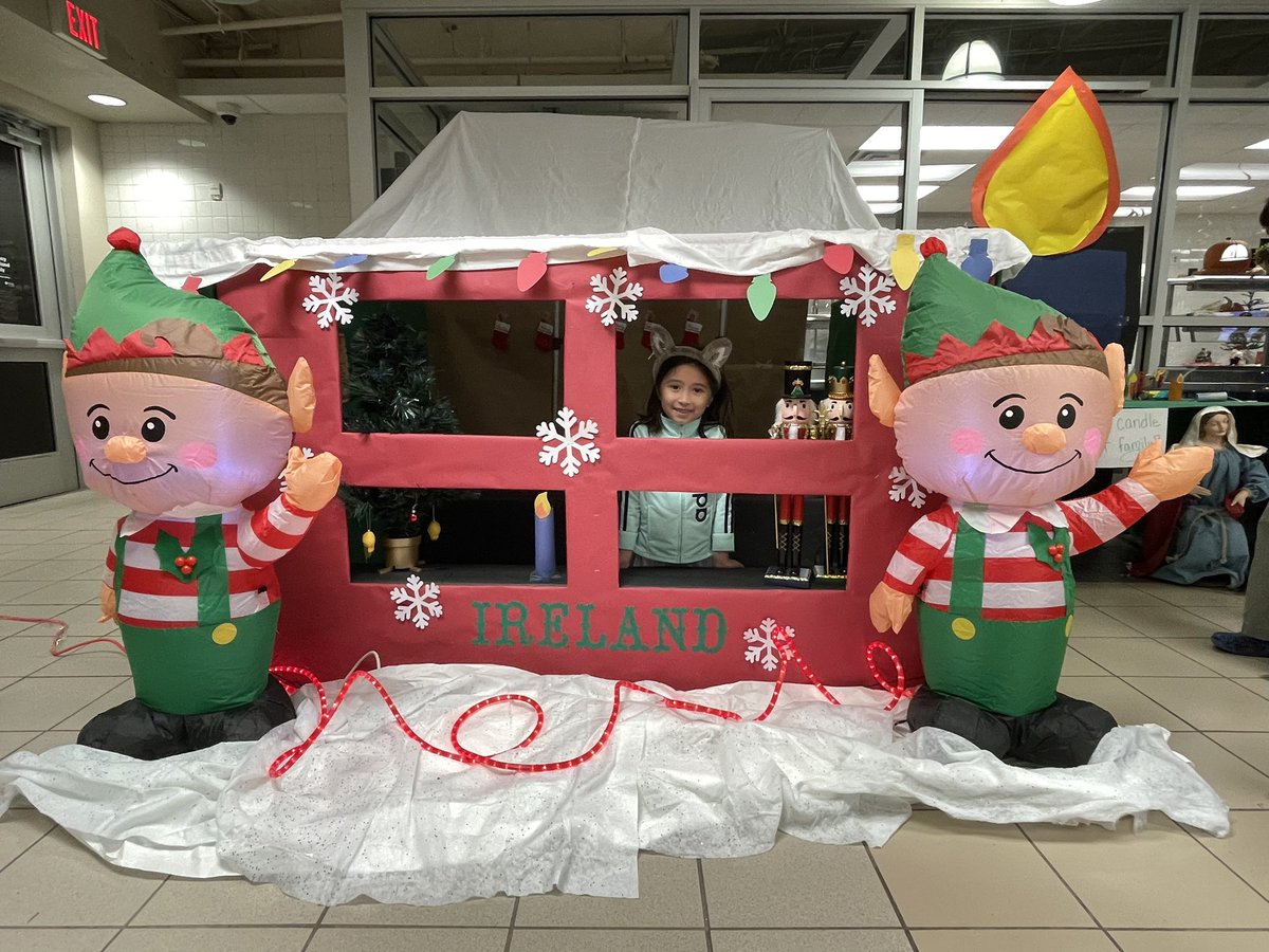 Ireland was represented by Kindergarten tonight <a href="/ReynoldsElem/">Reynolds Elementary</a> for Windows to the World.  Amazing event and so much fun!