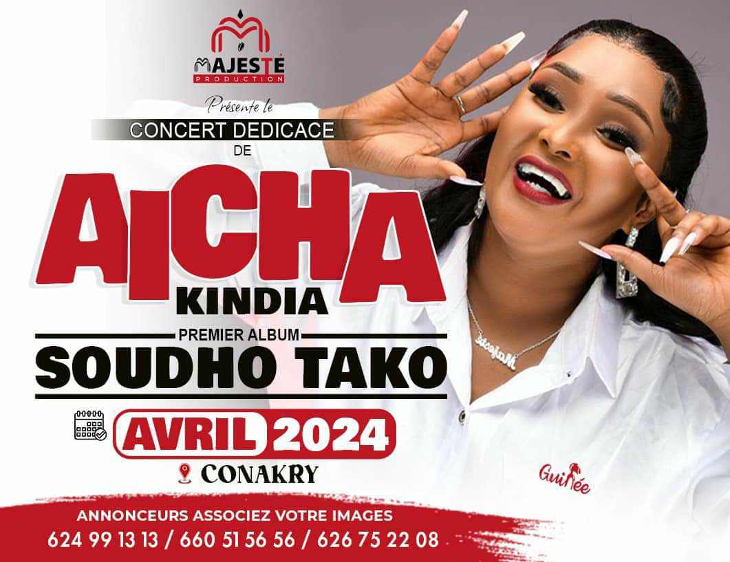 ona_ib's tweet photo. De très bonne nouvelle pour vous les fans de Aicha Kindia 

Vous avez longtemps attendus un album de sa part alors apprêtez vous à déguster son tout premier opus intitulé (Soudho Tako) qui sera dédicacé au mois Avril 2024  sous la bannière de sa Majesté production. 

2024 https://t.co/mmkitHgLdh