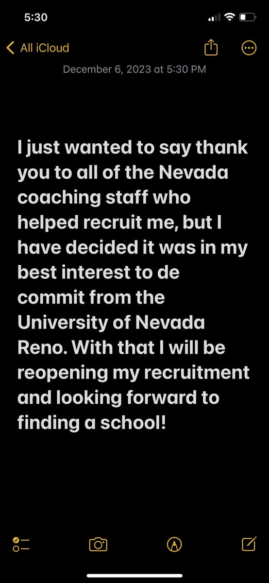 Officially de commited opening back up my recruitment! @BrandonHuffman @CoachAJCoop @CoachZoo90
