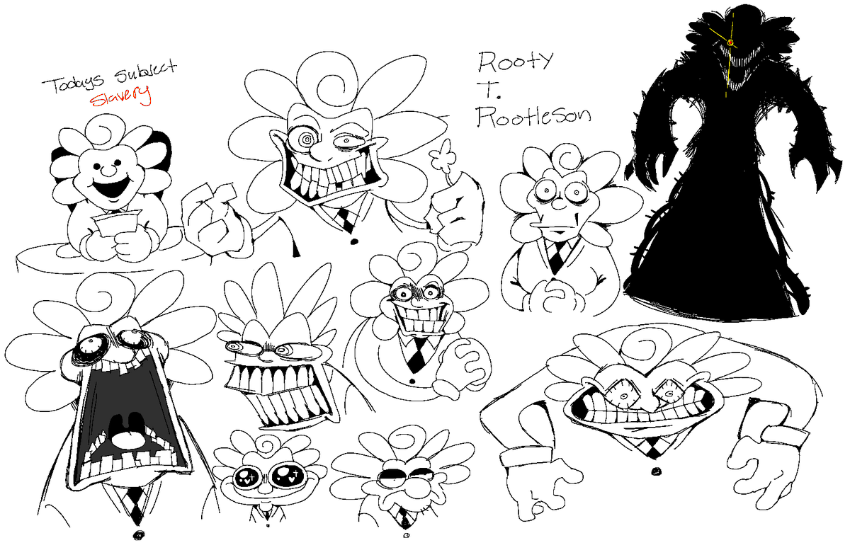 WilkusMan's tweet photo. Here’s some more Rooty for you goons :]

#DELTARUNE #deltaruneoc #flowerboss https://t.co/5KZkveO0su