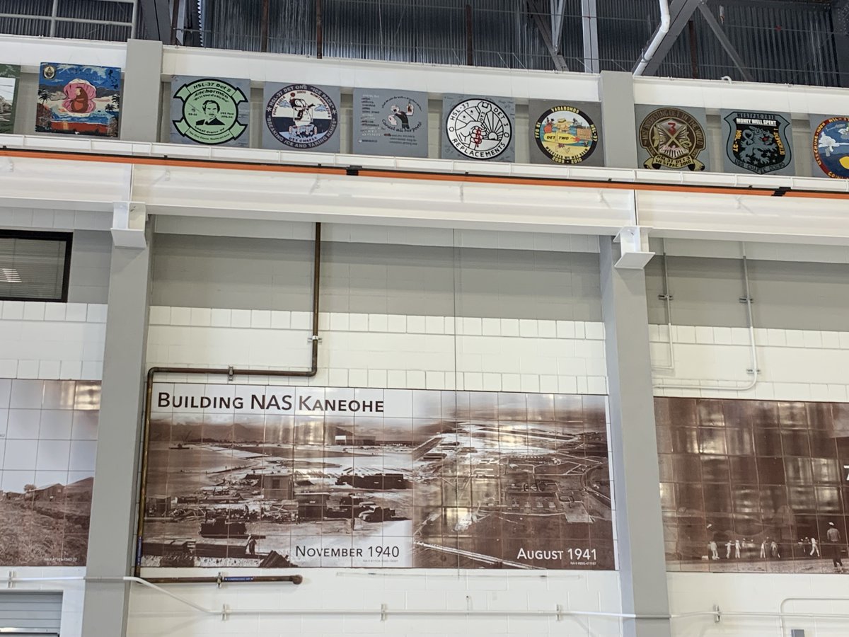 The Naval Air Station (NAS) Kāne‘ohe Hangar 1 shares important history of the World War II battle and aftermath. An extensive interpretive display inside Hangar 1 tell the story of Hangar 1 and NAS Kāne‘ohe in WWII. ttps://tinyurl.com/j996jckx