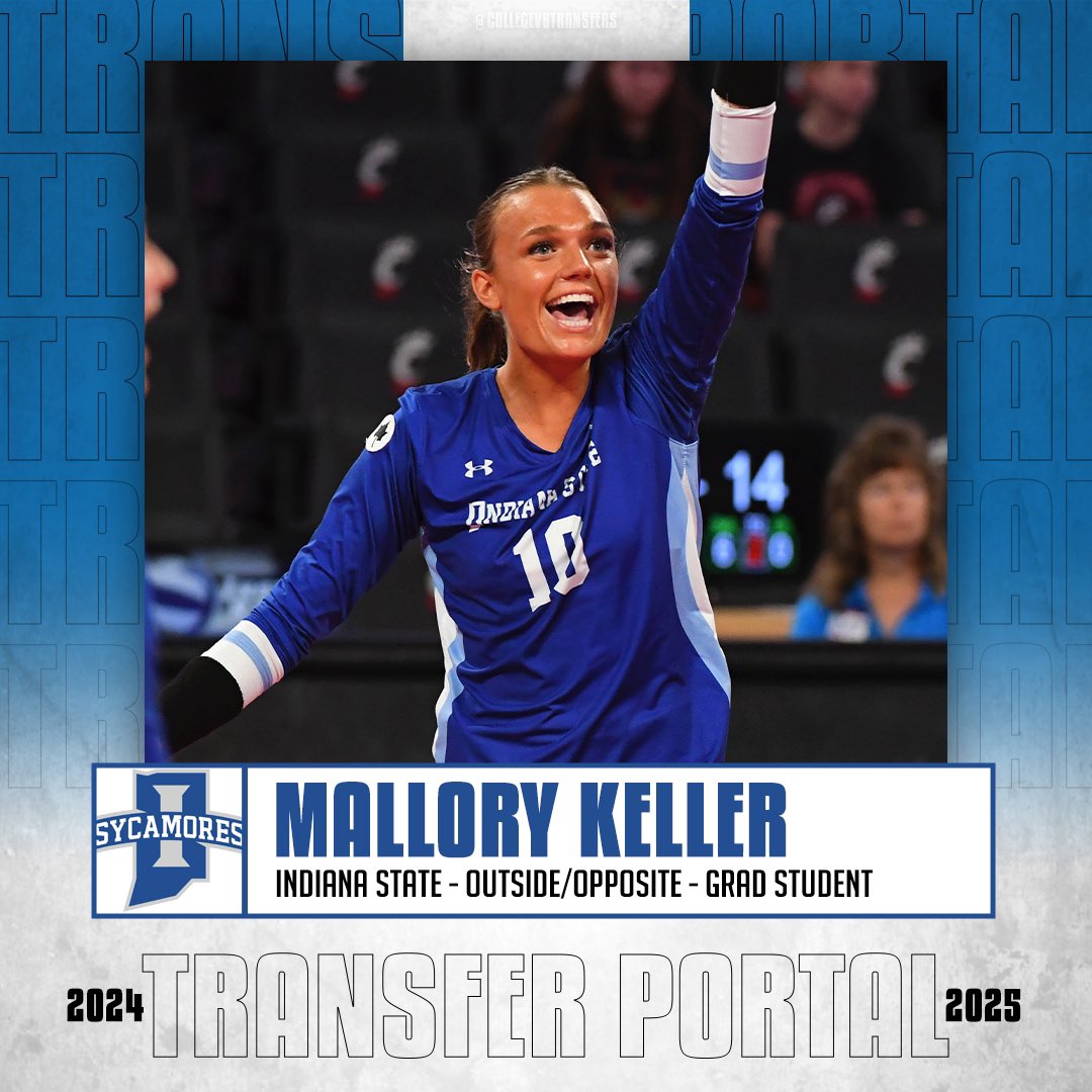 CVBTransfers's tweet photo. 𝗜𝗻 𝗧𝗵𝗲 𝗣𝗼𝗿𝘁𝗮𝗹

✏️: Mallory Keller
🏐: Outside/Opposite
🎓: Grad Student
📍: Indiana State

#CollegeVBTransfers | #NCAAWVB https://t.co/aOpTmEDz5j