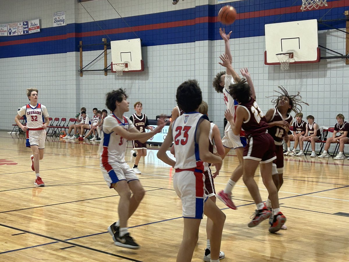 hcmscougars's tweet photo. 🏀🔥 Victory alert! The HCMS basketball team dominated every game against Dripping Springs! 🎉👏 Unstoppable teamwork, pure dedication! #HCMSBasketball #VictorySweep #TeamSpirit https://t.co/GlLM2bUWLq