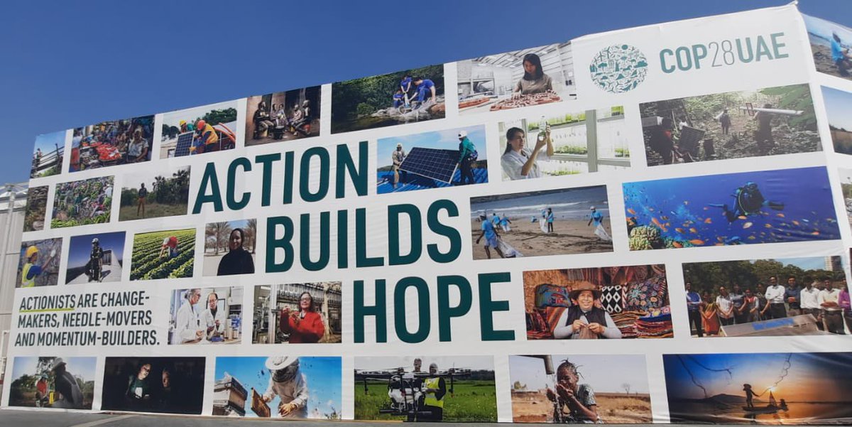 #COP28_UAE #COP28 #ClimateAction Building the actions and hope with the policy and tech stack to reduce emissions, great to see the promise #emissionreduction #energytransition