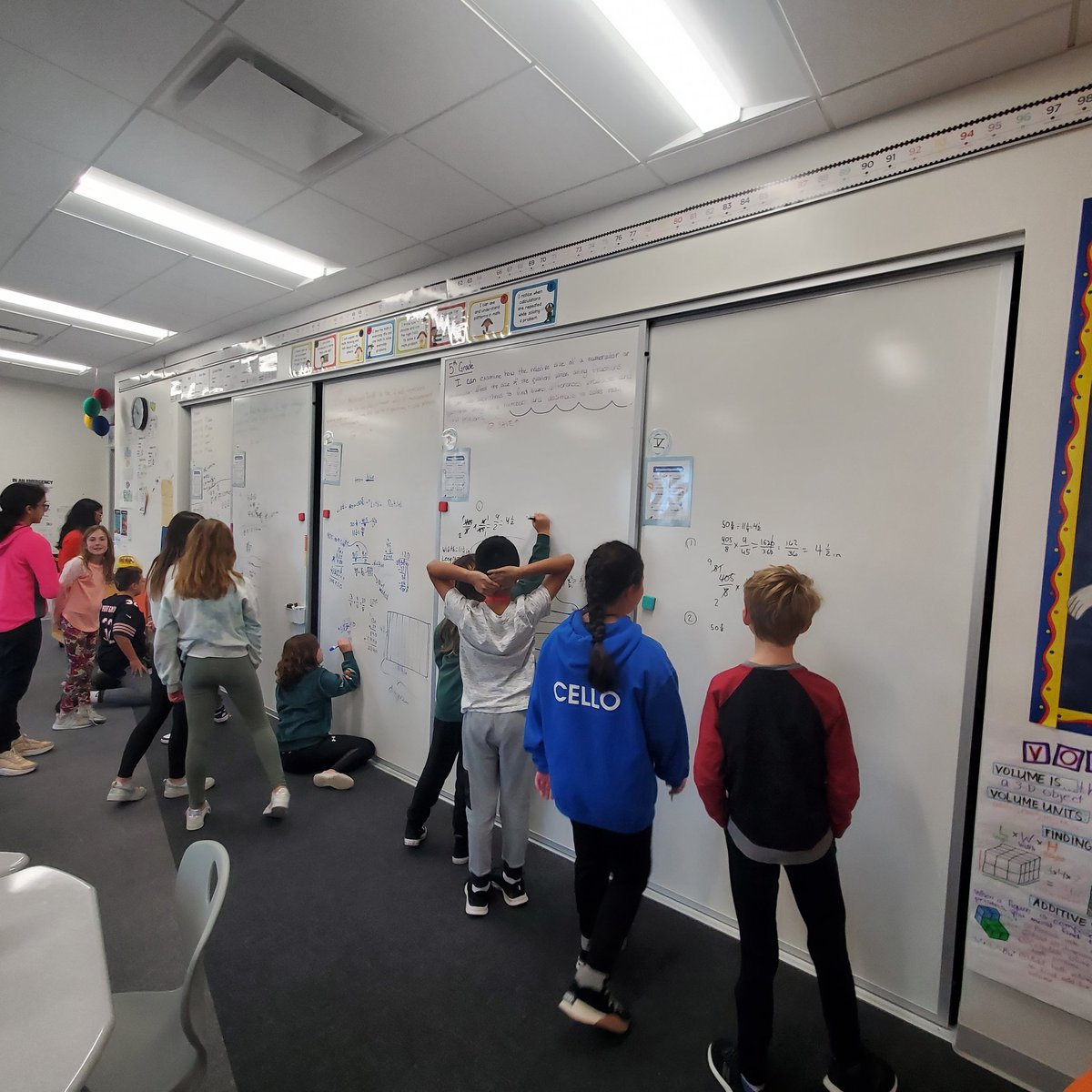 salmon_d95's tweet photo. Fifth graders hard at work building a thinking classroom and problem solving collaboratively this week.  #empowerD95 @pgliljedahl @katieedengler @LindsayKopinski @moreanoLZ95 https://t.co/ROgpdt1WGW