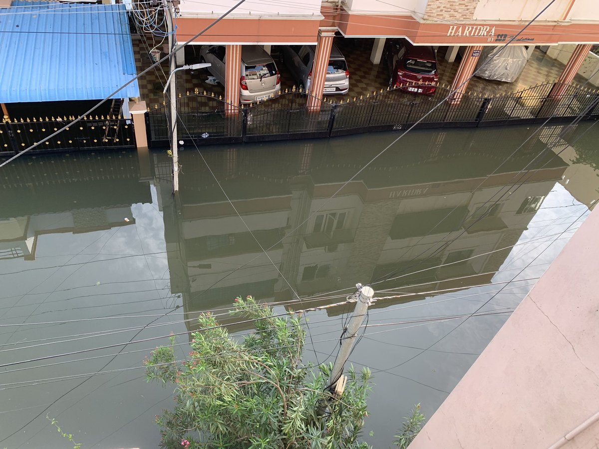 navin_sura's tweet photo. @TRBRajaa Madipakkam- Ram Nagar still no power. Water level not receded yet. Don’t see any progress. https://t.co/jf9GxkOz6i