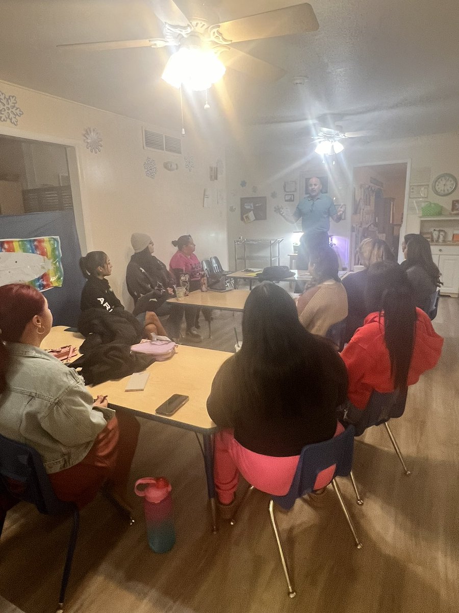 We had a great time this evening engaging with the amazing staff at the Montessori School of Odessa. Their futures are bright and they will make a great impact on the children in our community! 📓🖍️👩‍🏫