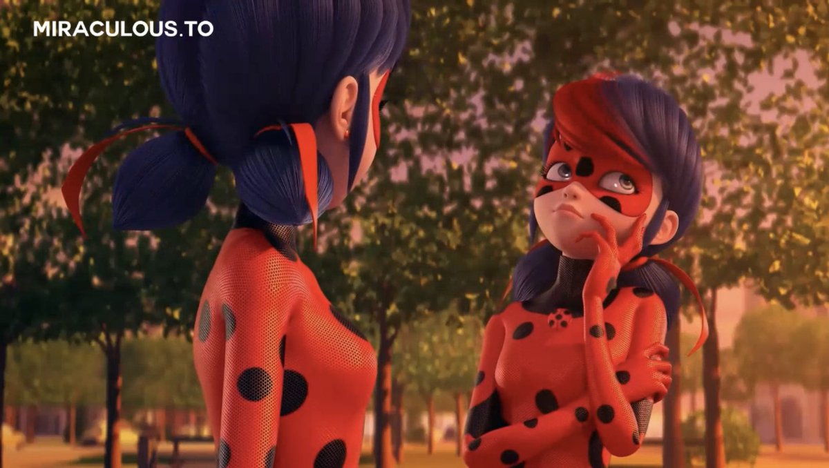 LadybugandCat12's tweet photo. I'm glad Marinette was able to change Shadybug's way of thinking and now they are good friends and share the same name 🥹❤️

#Miraculous #MiraculousSpecial #MiraculousParis #MiraculousWorld #MiraculousNews #MLBSpecialSpoilers #Shadybug #Ladybug #mlbtwt https://t.co/q0BgbwEeDo