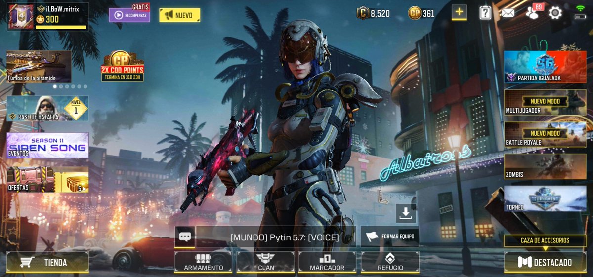 ilvo_os's tweet photo. Comienza bien esta temporada, cuando esta disponible Siren... La necesito 😍
#Callofdutymobile #CODMobile #CODMobileLATAM #CODm #CODMobile #CoDMobile #CODm https://t.co/BVpDB8Z588
