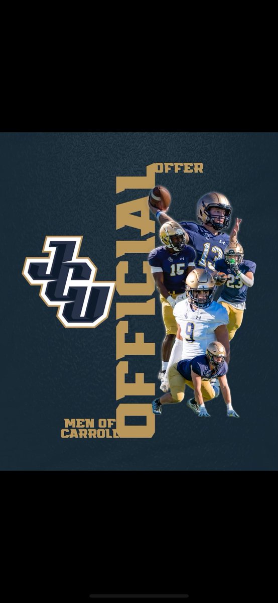 RileyDunbar5's tweet photo. After a great call with @lukepassinault excited to say John Carrol offered💙💛 https://t.co/6u7DUvQjW0