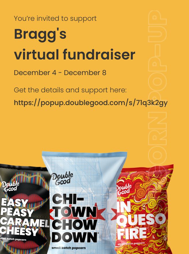 Hi! I’m doing a virtual fundraiser selling Double Good ultra-premium popcorn for 4 days from Monday, Dec 4 - Friday, Dec 8. Get all the details and support here: popup.doublegood.com/s/71q3k2gy