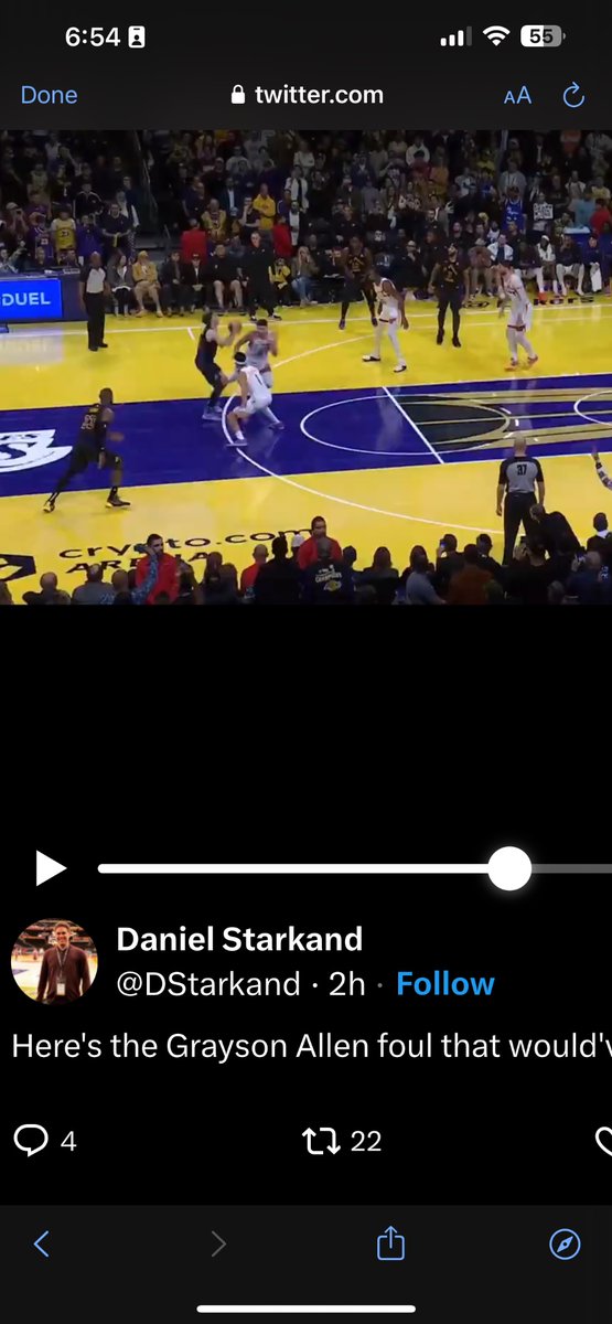 DiorLars's tweet photo. @DStarkand There was no foul, everyone must be blind, what h in slow motion pls and stop making excuses for a horrible call. If the whole game was reviewed then there would be a foul every play on someone ‘technically’…. If you’ll would be happy if roles revered for life, then I can’t help https://t.co/wOioXNI1Es