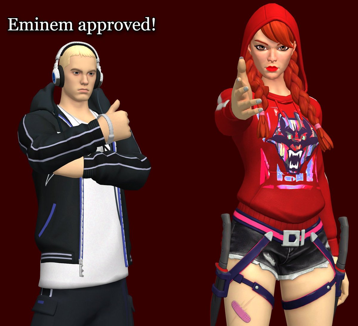 ElectricFox37's tweet photo. He approves 👍

#fortnite #Eminem #summerfable https://t.co/hnoWWtnnzZ