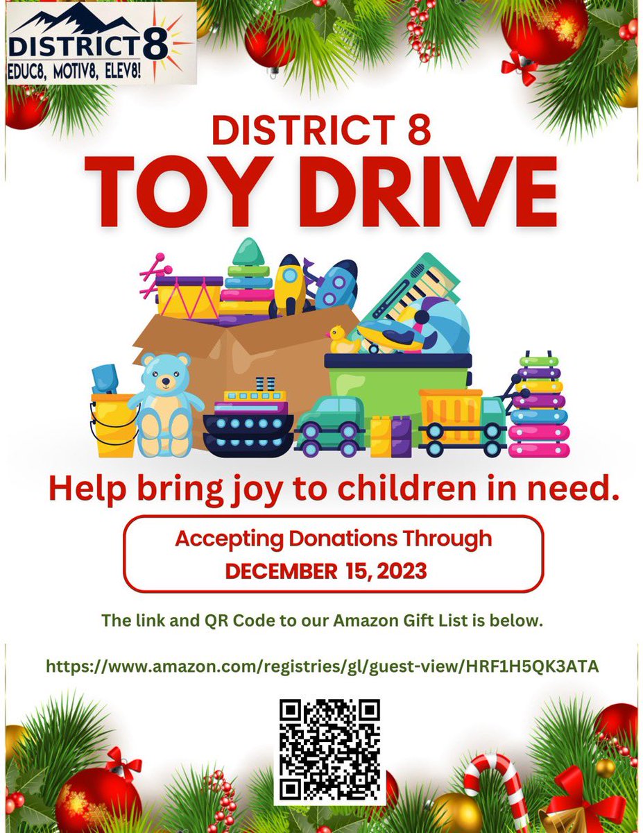 Please support our District 8 Toy Drive! @D8Connect @NYCSchools