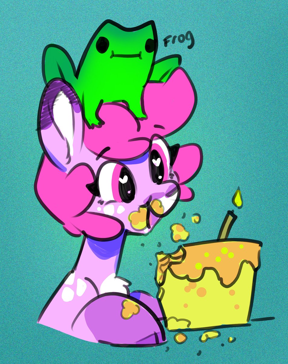 happy birthday, tiny birthday horse #mlpfim #birthday @dawnf1re