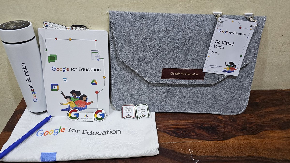 Can you see the small badges? It's really awesome to receive such goodies as a part of the good work spread across the community. Thanks @GoogleForEdu for this gesture.
@GoogleIndia 
@GEGAhmedabad 
@GegProgram 
#googleenergizer
#googlechampion