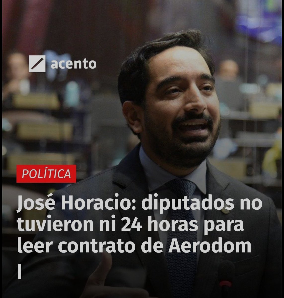 Nuestro diputado @JoseHoracioR es un ejemplo de la estirpe política de Opción Democrática (@O_Democratica ).  Para el 2024 queremos y NECESITAMOS #MasBuenaPolitica en el congreso.  Las opciones están: @samuel_bonillab @NicolePichardoA @AlexandraASued @BeltreCarolina @jhoraciolt…