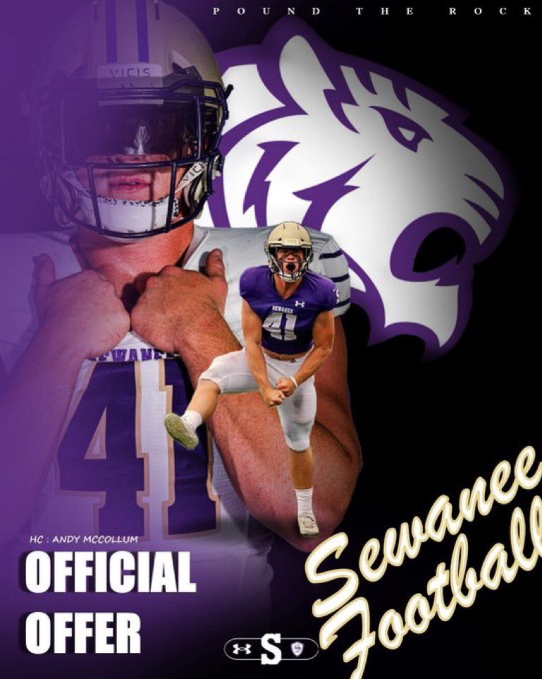 Blessed and thankful to have received an offer from @SewaneeFootball !! @jacobfloyd_ @CSmithScout @Coachcwads