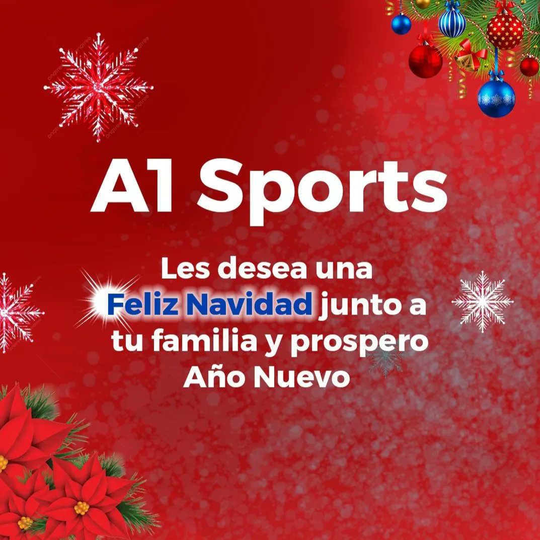 A1SportsAgency's tweet photo. A1 celebra estás fiestas en familia, con paz y felicidad, es por eso que a todos les deseamos armonia y gozo con todos sus seres queridos

A1 Sports agency, la agencia de los ganadores.

#sports #socceragency #professional #christmas #futbol #newyear #usa #colombia #florida #cali https://t.co/sNgQ0cpkv6