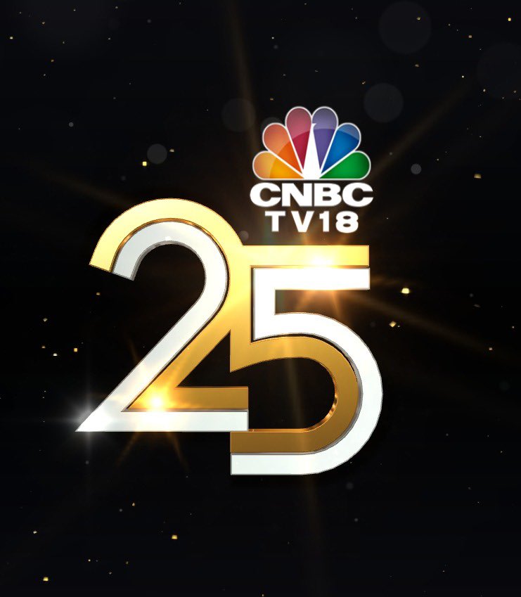 What a remarkable journey of creating & disrupting,learning & listening,of going deep & wide, of striving to stay relevant & pursue excellence.Happy 25 @CNBCTV18Live & 24 to me! Working with the most passionate, committed team has been one of life’s greatest joys. #CNBCTV18at25