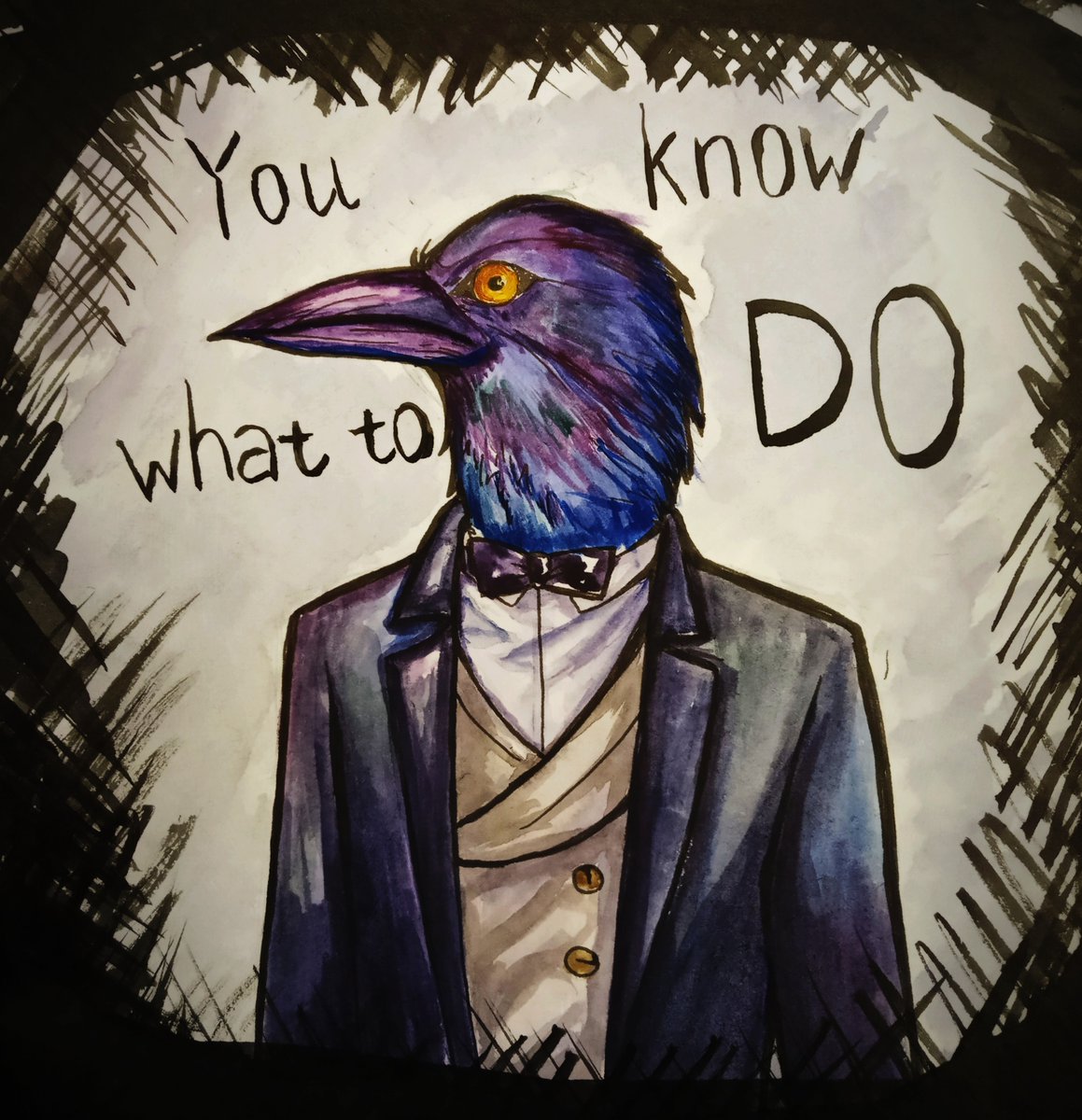 ditsogd's tweet photo. I want to post my old #RustyLake art
#MrCrow #CubeEscape #art https://t.co/JEi62dvc1E