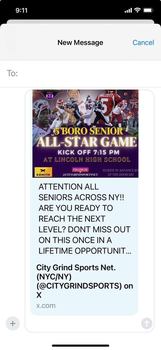 Football never stops..👍🏈 If you’re a NY baller you have one more chance to show off your skills.. It’s the all new 5 Boro Senior All-Star game.. Best of luck to event organizer and great guy Jeff LeGree.⁦@SimmsComplete⁩ ⁦@PhilSimmsQB⁩