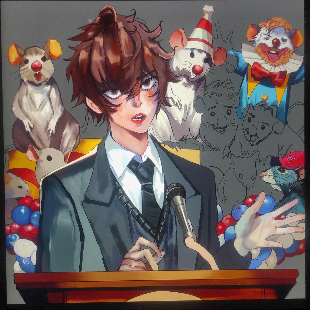 metaldrilo's tweet photo. Un poco del proceso de mi fanart.
Dalas vs las ratas y payasos de YouTube/Twitch
#Dalas #Dalasvtuber #fanart @DalasReview https://t.co/2dJdXaHwAy
