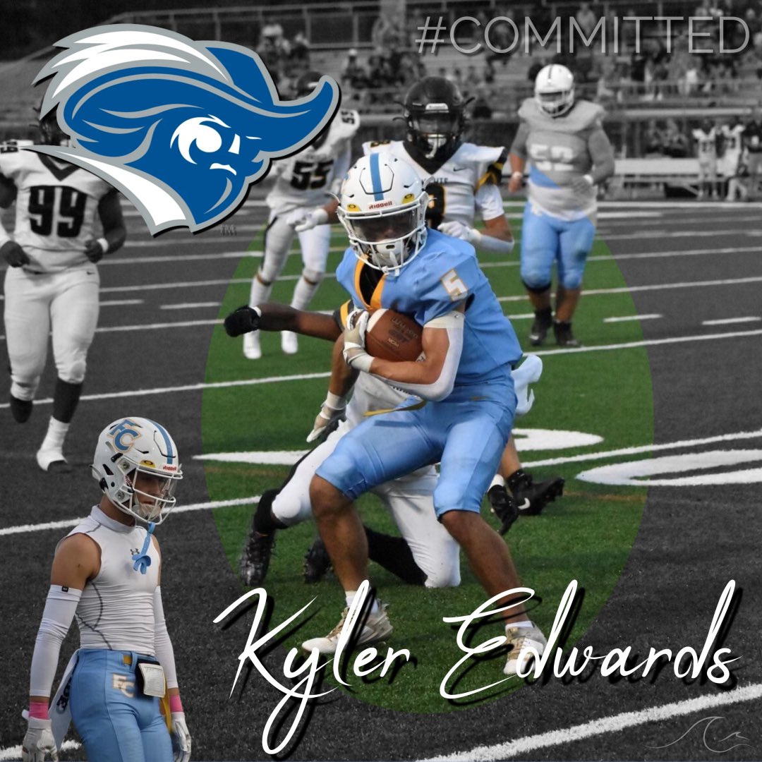 CSCNorfolk's tweet photo. Congratulations to our dude @KylerEdwards8 on his commitment to play 🏈 at CNU!!!! #TeamCoastal #CSCtoCollege #TC2024s https://t.co/Vc5XCgwqWH