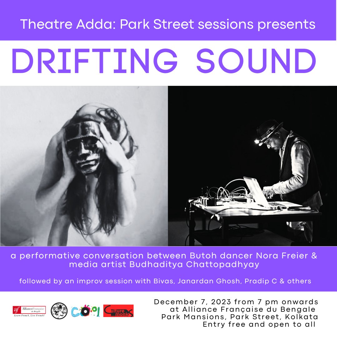 Coming up later this evening in Kolkata - a COOL performance.

Details here: bit.ly/driftingsound