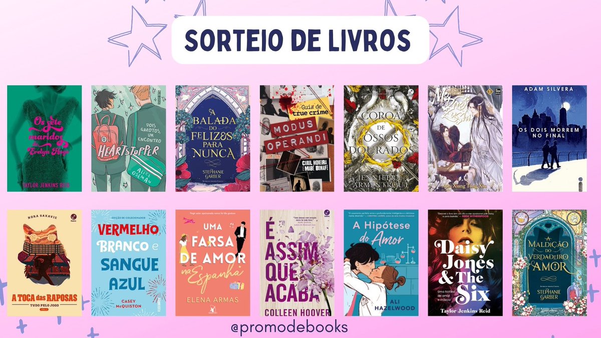 Promo de Books 📚 tweet media