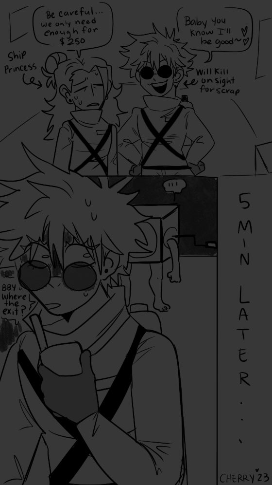 cherridium's tweet photo. Satosugu and Lethal Company…yes…the two things I’m currently obsessing over… https://t.co/ivusZdiFtU