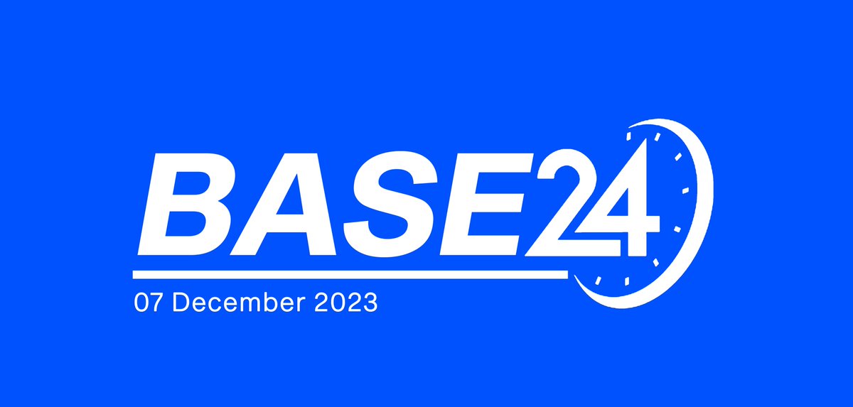 mr0x42's tweet photo. ⏰ BASE24 | UPDATED 7 DEC ⏰

Here is the top news on @BuildOnBase ecosystem yesterday 👇

#Base24 #BuildonBase