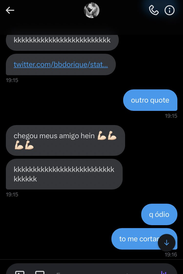 vcs quotando e a gente morrendo de rir na dm