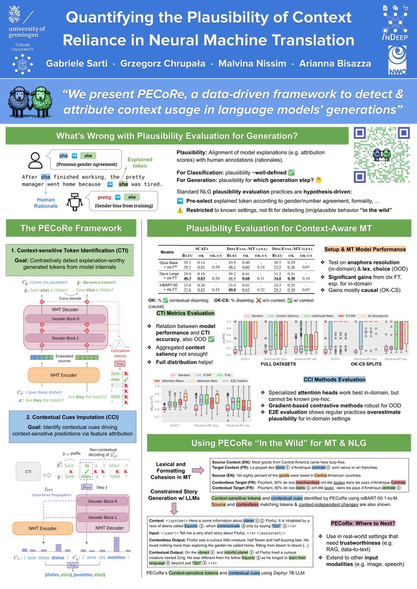 Join us at the @BlackboxNLP poster session today at 11:00 (in-person at #EMNLP2023) for our PECoRe presentation and to grab some @InseqLib stickers! 🐛 #nlproc