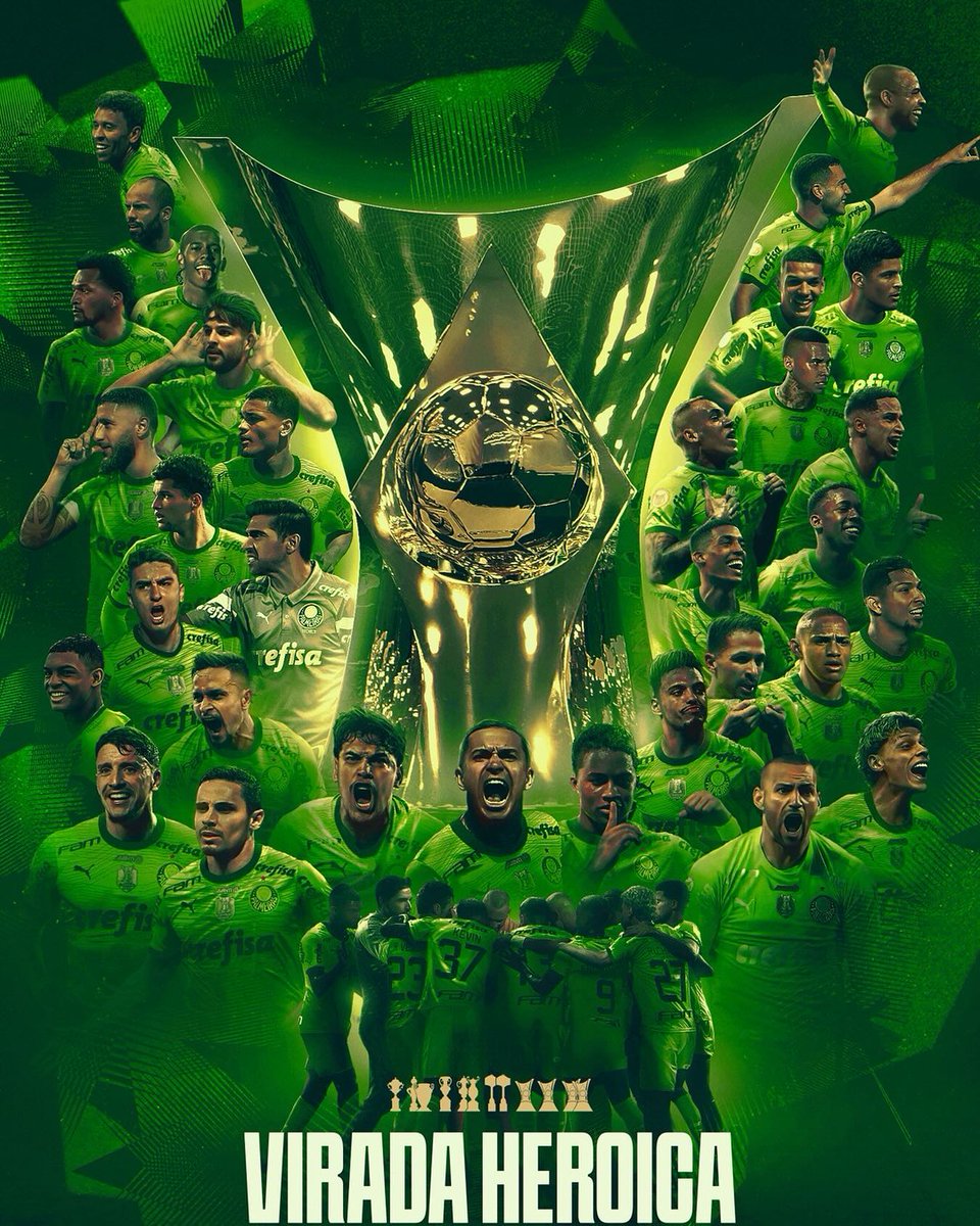 Palmeiras é bicampeão brasileiro! 🏆🇧🇷