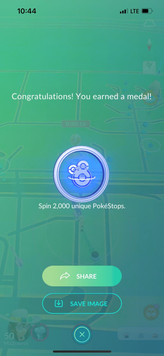 milieva13's tweet photo. All the travel this year made this #platinum #medal possible! It’s been a #memorable experience 🤩 #PokemonGO #Number48 https://t.co/vFHecfnjTH