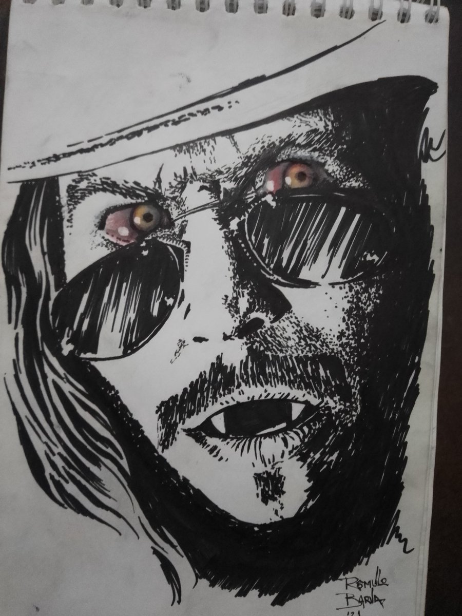 RomuloBarvaArt's tweet photo. Gary Oldman's Dracula scene. Negative space ink (with a little help from markers). Thoughts?
#comicbookartist #comicinker #comicpenciler #comicart #comicartist #garyoldman #comiccoverartist #comicsample https://t.co/8iBfqQPHor