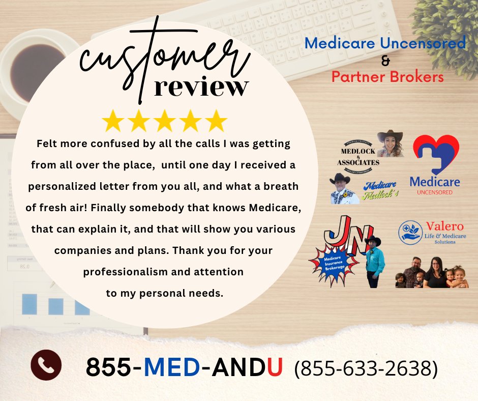 MedicareMedlock's tweet photo. 🗣️ Attention Texas and New Mexico

Together we continue to help more and more folks each day! 💜

👪 We appreciate your trust and opportunity to help you NOW and LONG-TERM.

👇 👇 👇 WE CAN HELP YOU WITH YOUR MEDICARE NEEDS, SPECIALLY THIS AEP🎤

 https://t.co/CLNKlERVCg https://t.co/0HaIVR7HTn