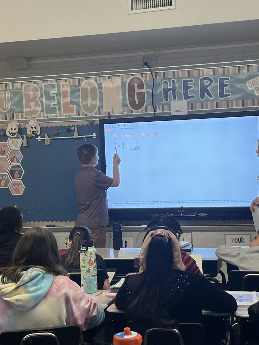 mrssincroft6th's tweet photo. When my students willingly ask to come to the board to teach their classmates, my heart bursts with pride. They’ve grown so much this semester! https://t.co/43zijQhtYs