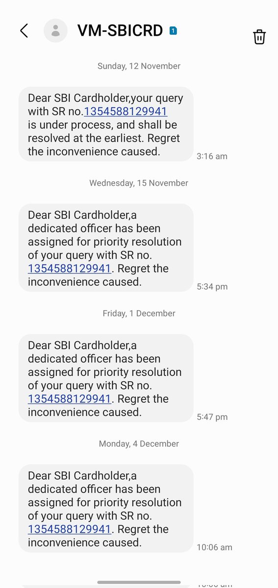 kks5486's tweet image. Again same copy paste replied received from sbicard. Helpless support team. Sbicard took more than 1 month from complaint. I will complaint in RBI Ombudsman. @SBICard_Connect #farudsbicard #lazysupport