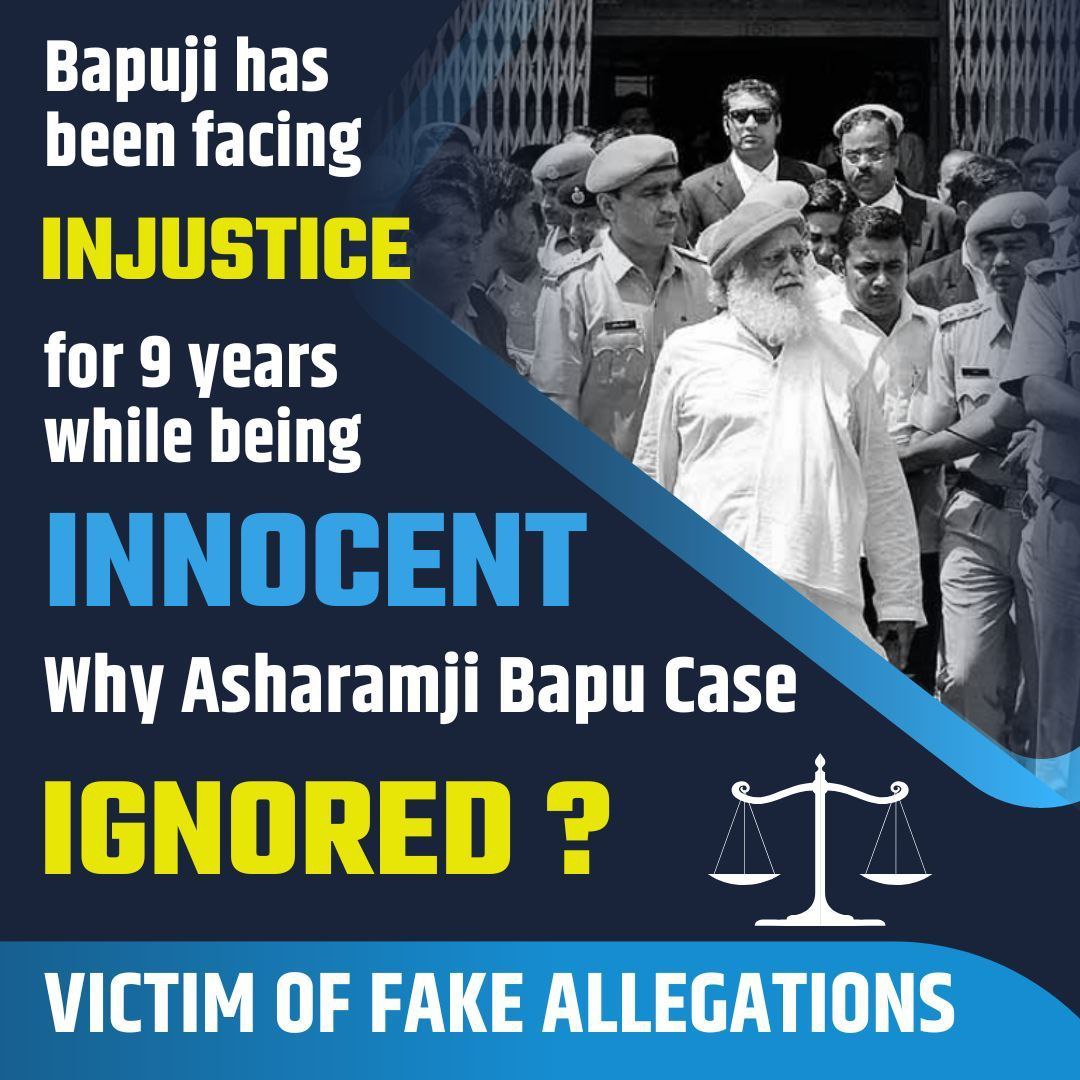 BapuCaseUpdate's tweet photo. #EvidenceMatters &amp; all evidence proves that case against Sant Shri Asharamji Bapu is a Fake Rape Case with baseless allegations. This Heinous conspiracy was created to trap innocent Hindu Saint, as the masses whom He Saved From Conversion were increasing day by day. https://t.co/5lCHzZLKlv