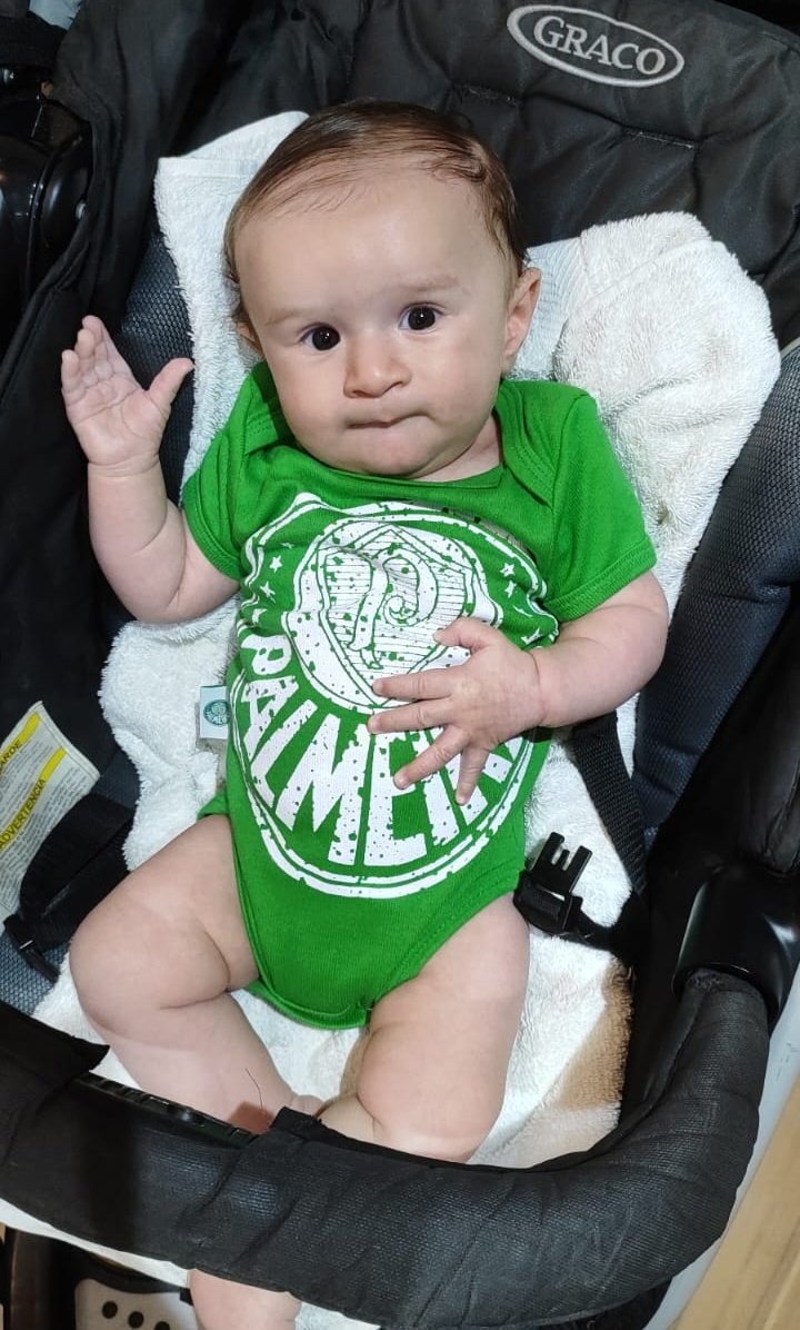 LeandroArcanjo_'s tweet photo. Aqui tem um campeão brasileiro pela primeira vez. O Marquinhos já nasceu campeão! Valeu, @palmeiras !! 🏆💚👶🏽 #Duodeca https://t.co/zOPCmRC8Do