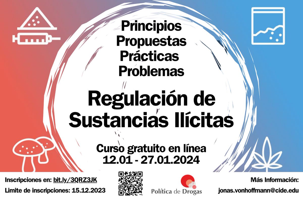 APEPD_AC's tweet photo. 🔴#CursoPPD "Regulación de sustancias hoy ilícitas: Principios, Prácticas, Propuestas y Problemas" Obtén conocimiento y herramientas para realizar análisis sobre la regulación de sustancias hoy ilícitas. Registro: https://t.co/IcZvpb4F9R hasta el 15/12/2023 @jvonhoffmann https://t.co/eUlPtYADsK