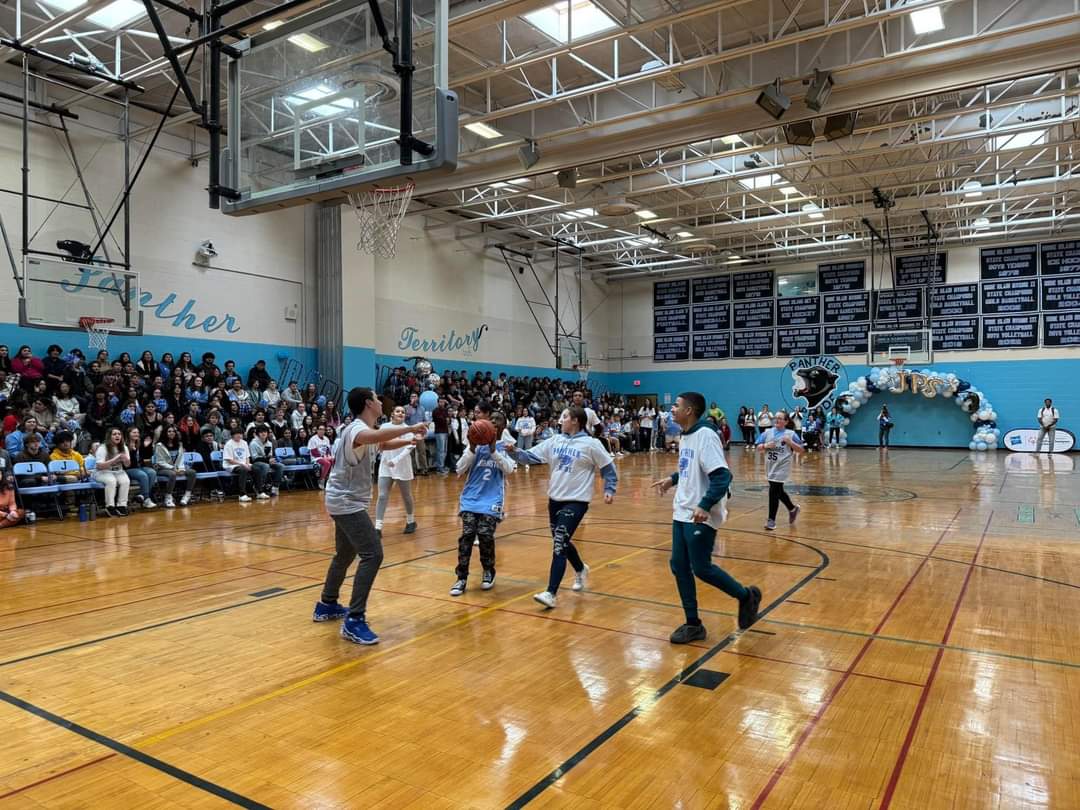 🎉Today we celebrated being committed to inclusion w/ Special Olympics &amp; Hasbro as part of Hasbro’s Global Day of Joy! Johnston Public Schools is now proudly a part of the Special Olympics National Banner Unified Champion Schools! 
Panthers #ChooseToInclude!!!
#PantherPride 🐾