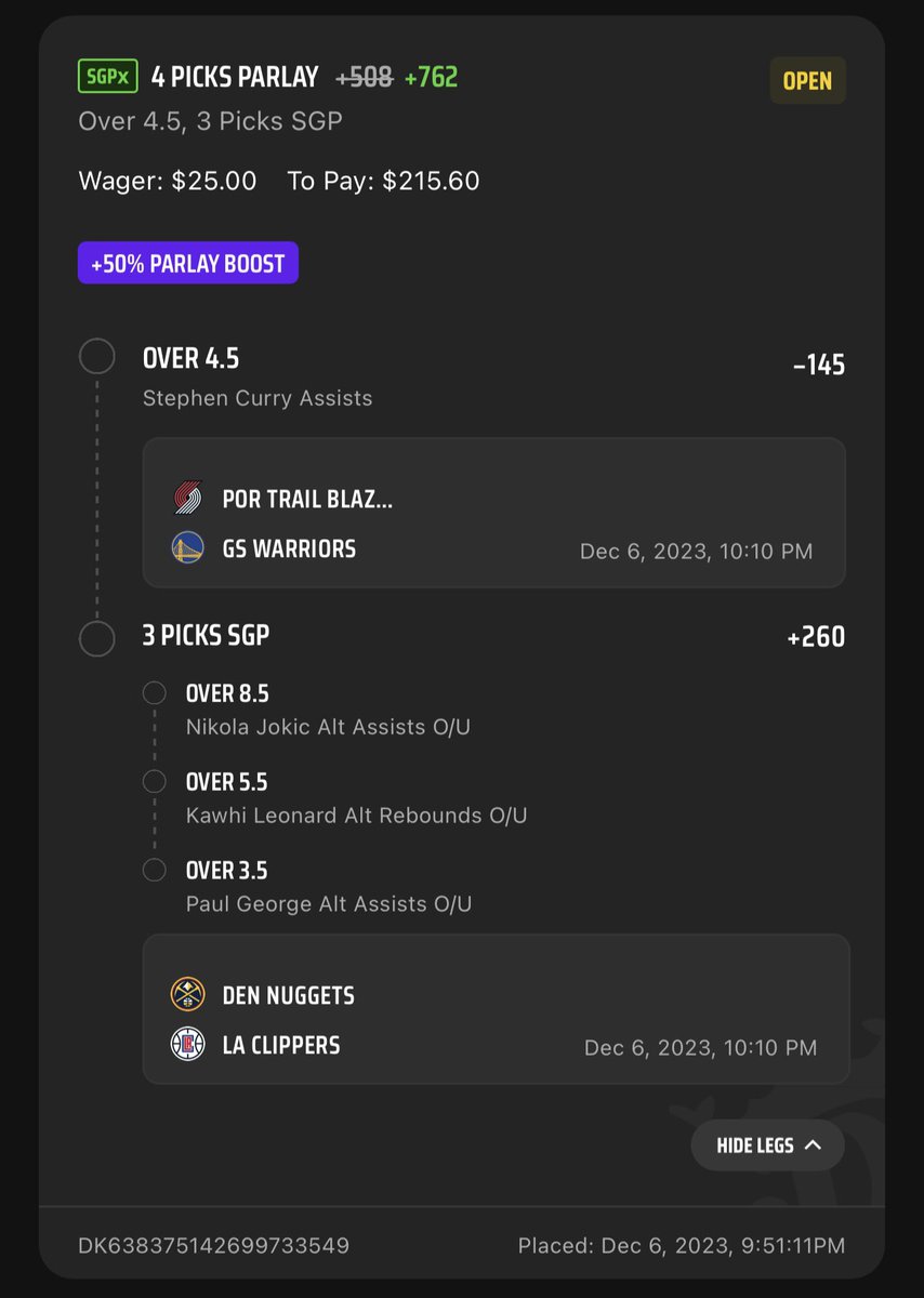 realchanticleer's tweet photo. NBA PROP PARLAY GOODLUCK https://t.co/S90VGBI4Tm