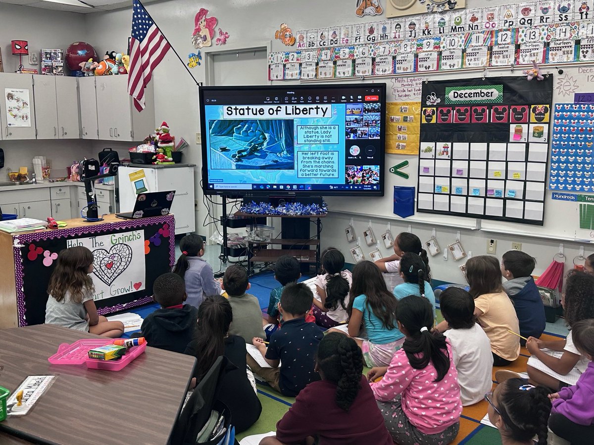 Special Thanks to Distance Learning for keeping our students engaged. There is truly no distance big enough to keep a group of students from fact finding about Florida. Our K-2 students are enjoying traveling around America @BCPSNorthRegion @#distancelearning #virtualfieldtrip