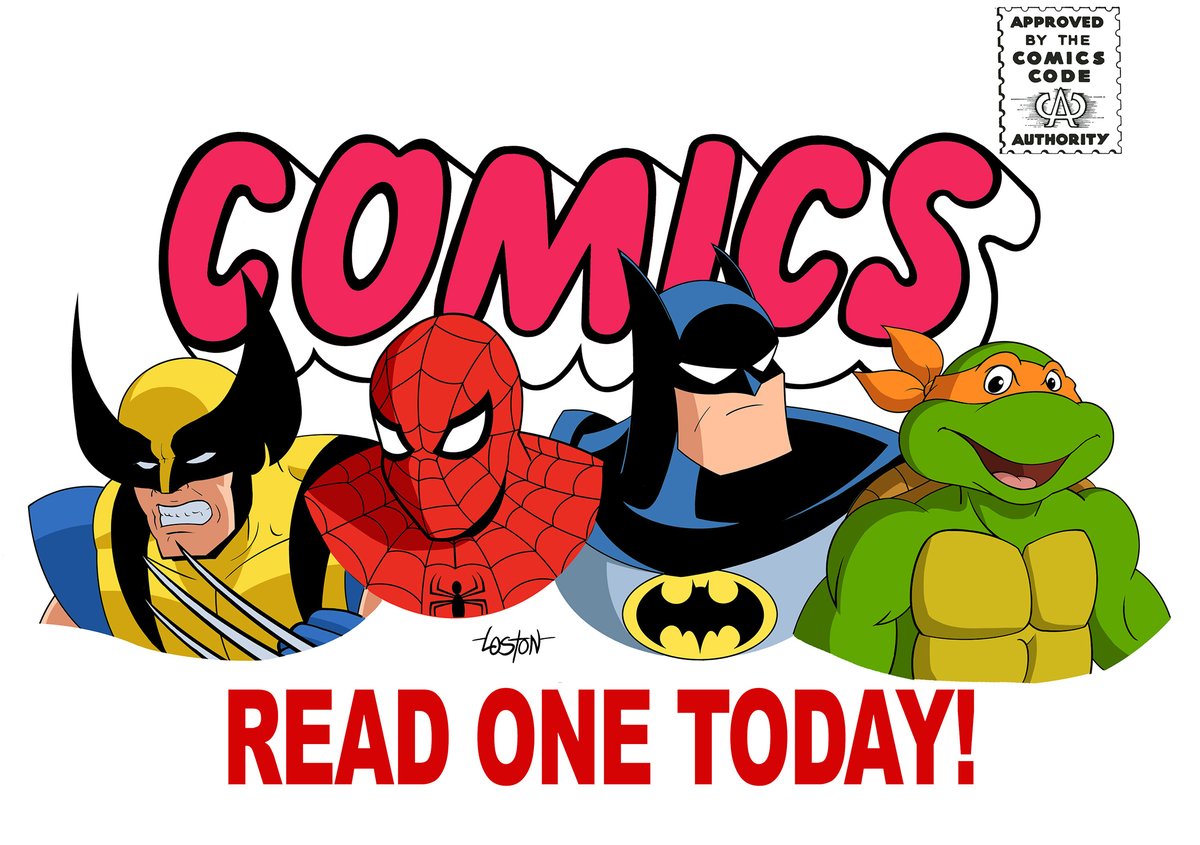 Loston_Wallace's tweet photo. #SpinnerRack #Topper #Batman #TMNT #Wolverine #XMen #SpiderMan Color version of the '90s Toon spinner rack topper! If you want your own custom topper, I have slots open until next Wednesday. $175 paypal payment. Contact me for details via Messages. Thanks! @LylesMovieFiles https://t.co/6YMfTNVXEi