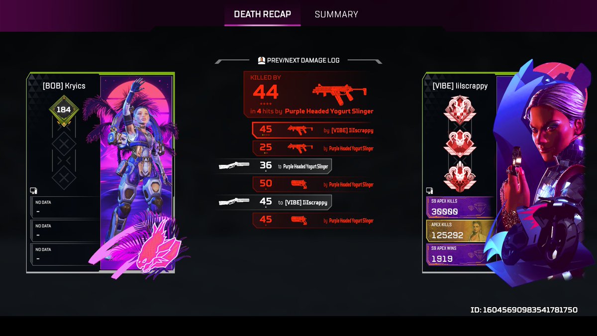 This was a few days ago but I ran into the number 1 loba <a href="/xLilscrappy/">scrappy</a> crazy player. #ApexLegends